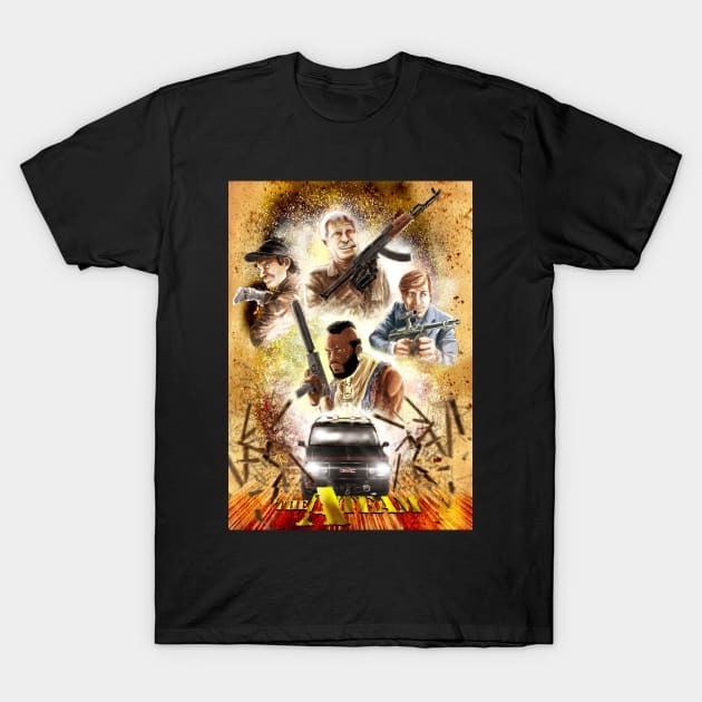 THE A-TEAM T-Shirt by CrazyPencilComics